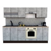 Bucatarie MARINA NEW 240 2B Wenge / Decor 4298